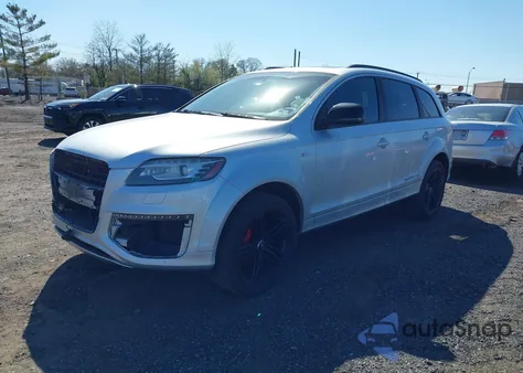 2015 Audi Q7 3.0T S Line Prestige z USA, uszkodzony, nr VIN WA1DGAFE9FD029921